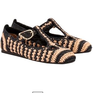 Ancient Greek Sandals x Zeus + Δione Raffia Mary Janes